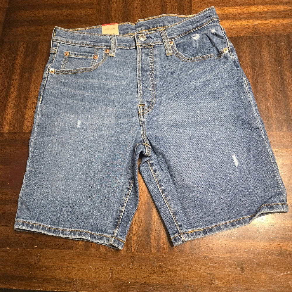 NWT Levi's 501 Denim Jeans Boys Size 16 Color Blue